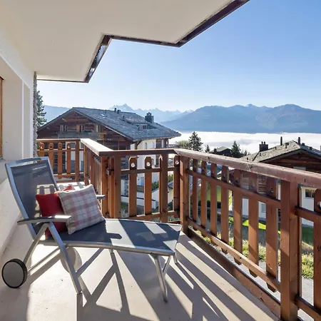 Les Aiguilles Vertes Rez Inferieur By Interhome Apartment Crans-Montana