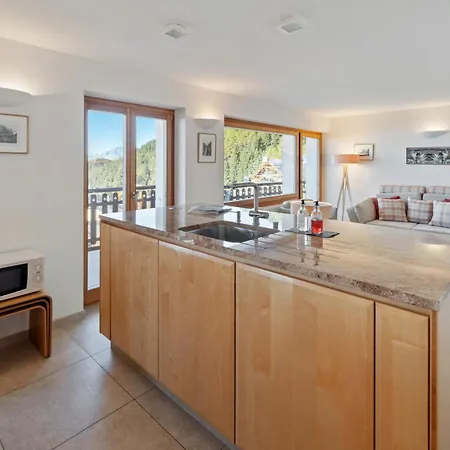 公寓 Les Aiguilles Vertes Rez Inferieur By Interhome *